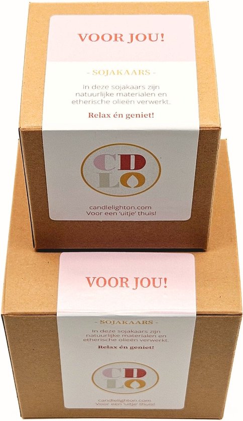 Geurkaars met edelstenen - Kerst