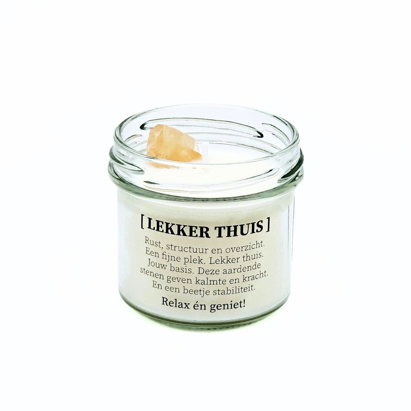 Geurkaars met edelstenen - Lekker thuis