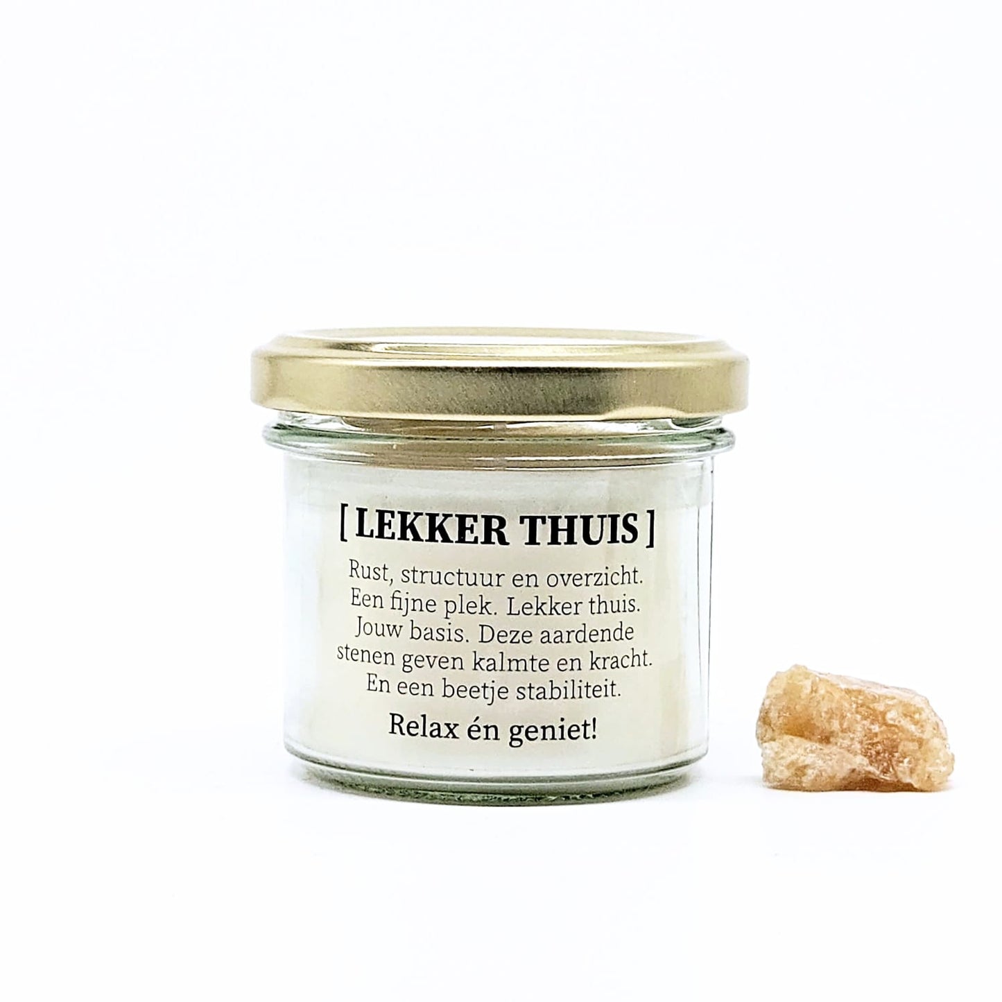 Geurkaars met edelstenen - Lekker thuis