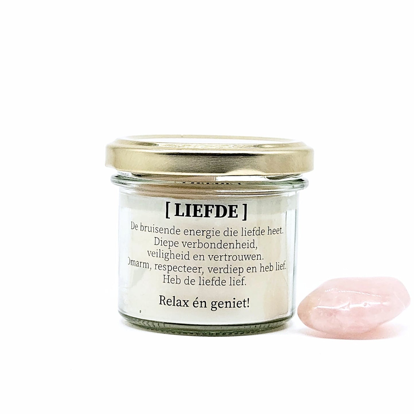 Geurkaars met edelstenen - Liefde