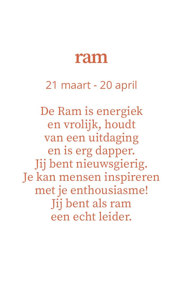 Sterrenbeeld kaars met edelstenen - Ram
