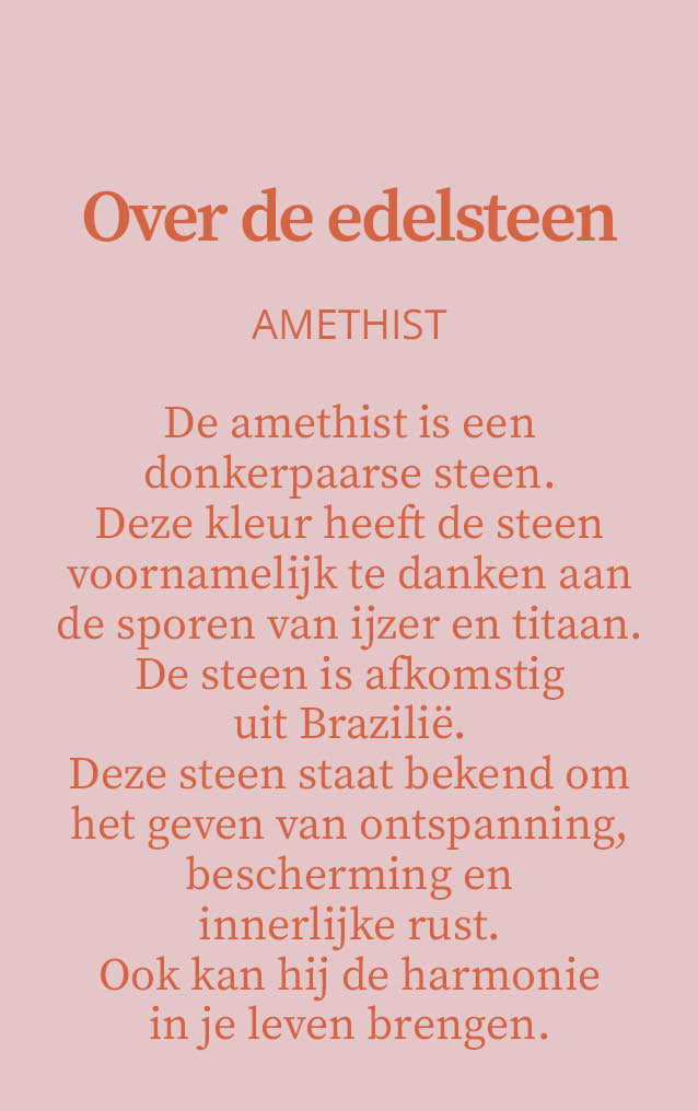 Geurkaars met edelstenen - Vriendschap
