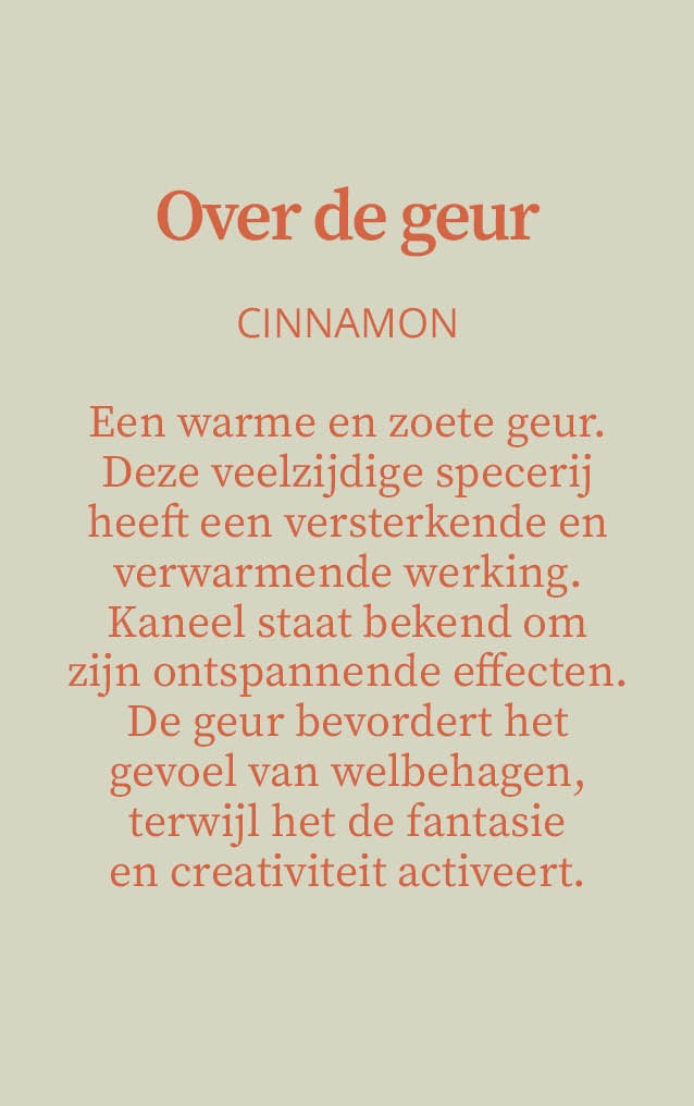 Geurkaars met droogbloemen - Sinaasappel kaneel