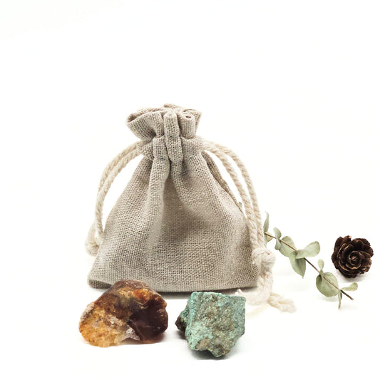 Candlelight-on edelstenen set in bewaarzakje kerst