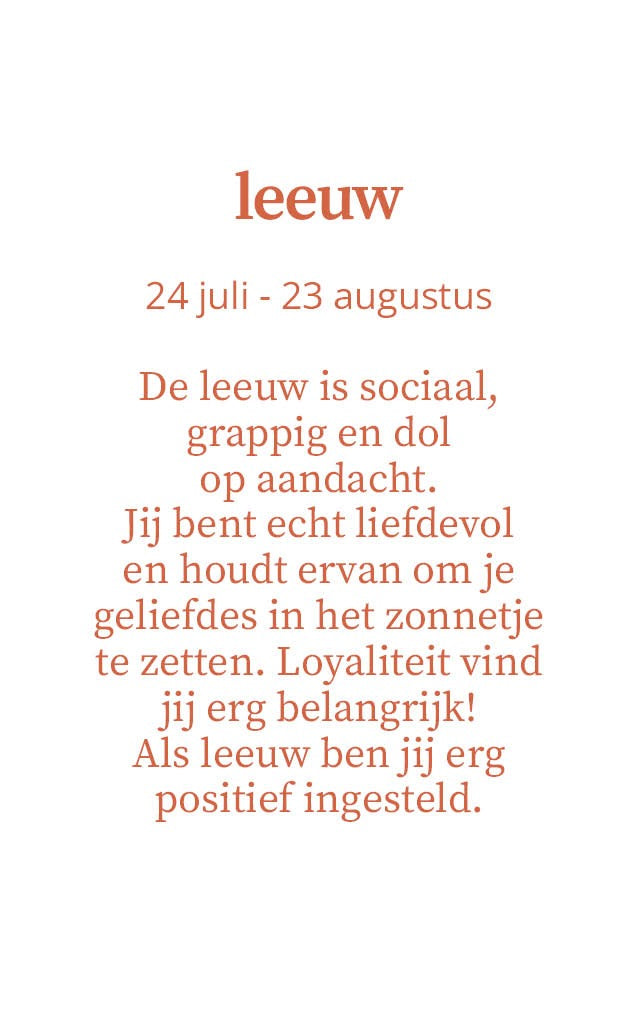 Sterrenbeeld kaars met edelstenen - Leeuw