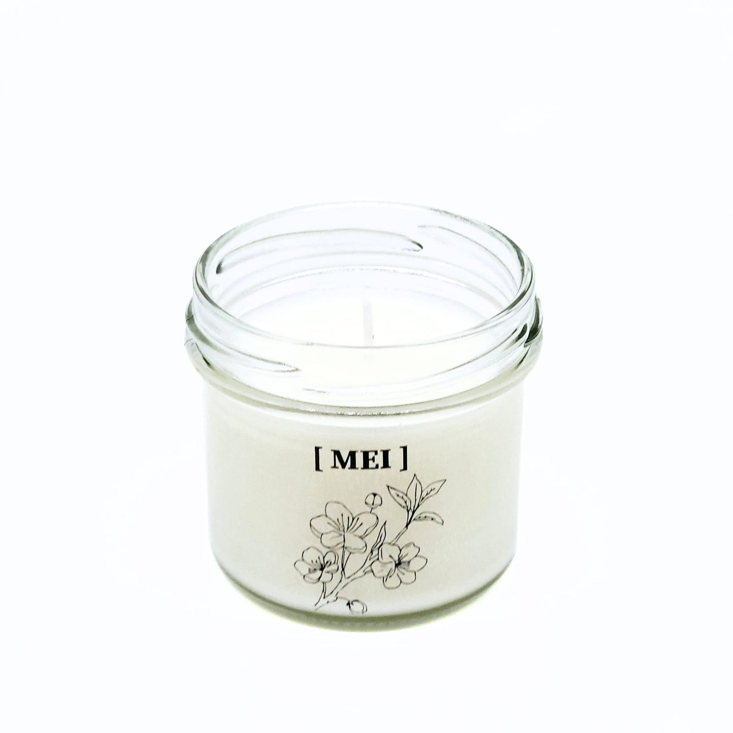 Candlelight-on - geurkaars met geboortebloem en geboortedatum - mei - o.b.v. sojawas en etherische oliën