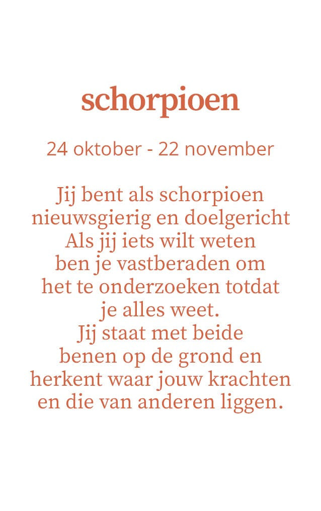 Sterrenbeeld kaars met edelstenen - Schorpioen