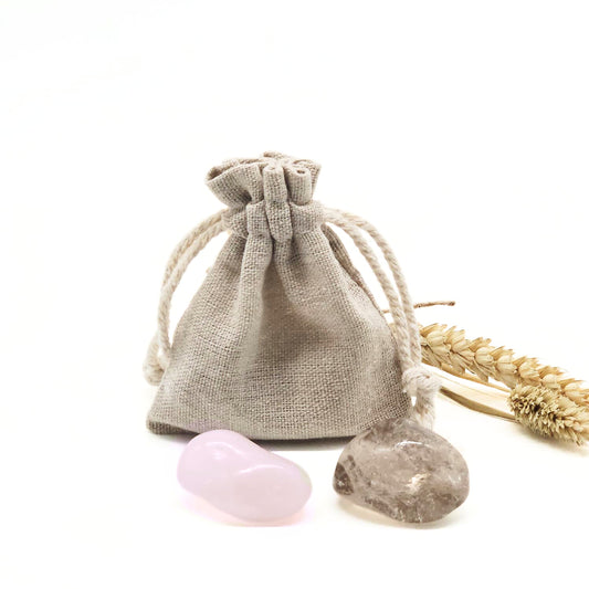 Candlelight-on edelstenen set in bewaarzakje stier