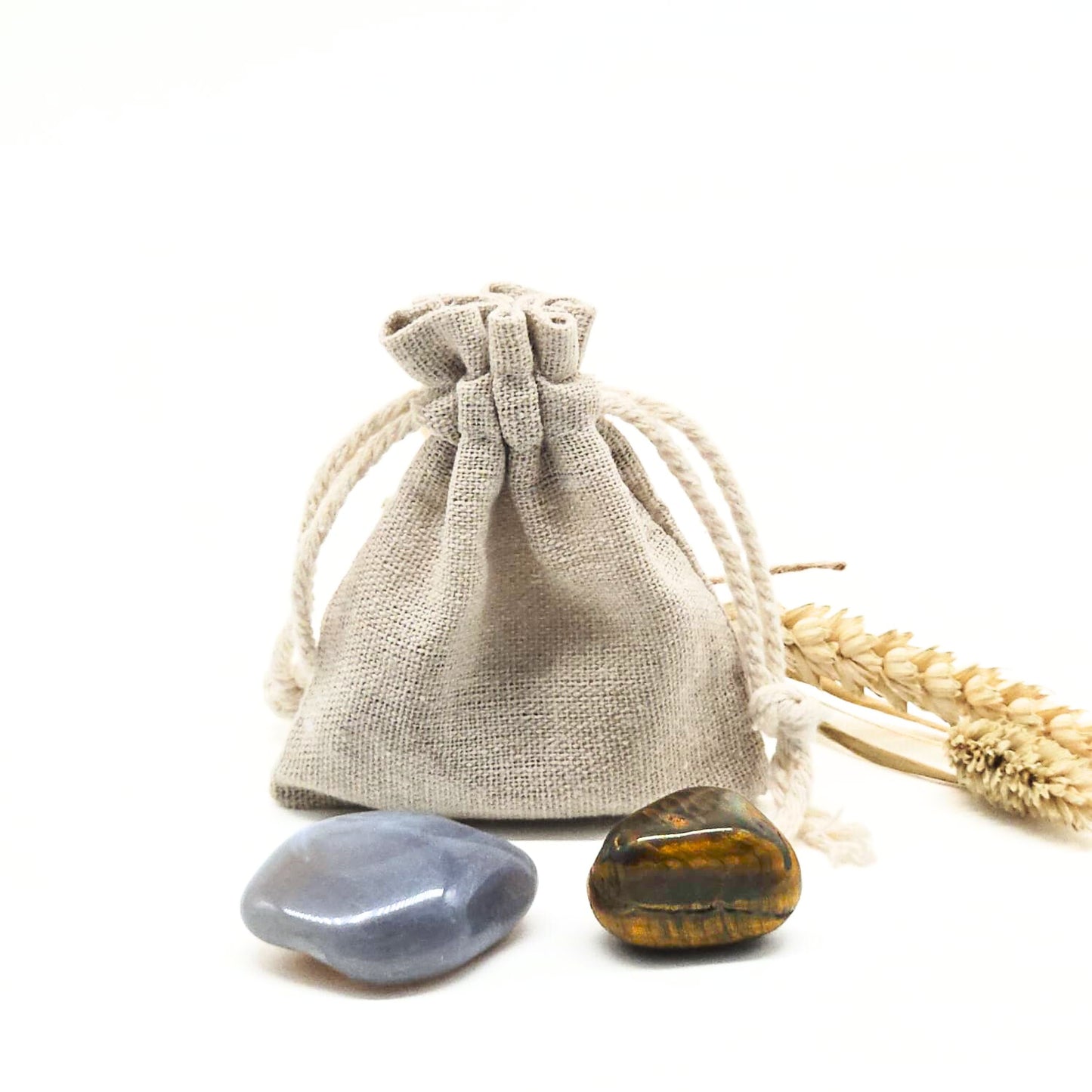 Candlelight-on edelstenen set in bewaarzakje tweelingen