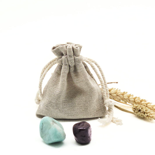 Candlelight-on edelstenen set in bewaarzakje waterman