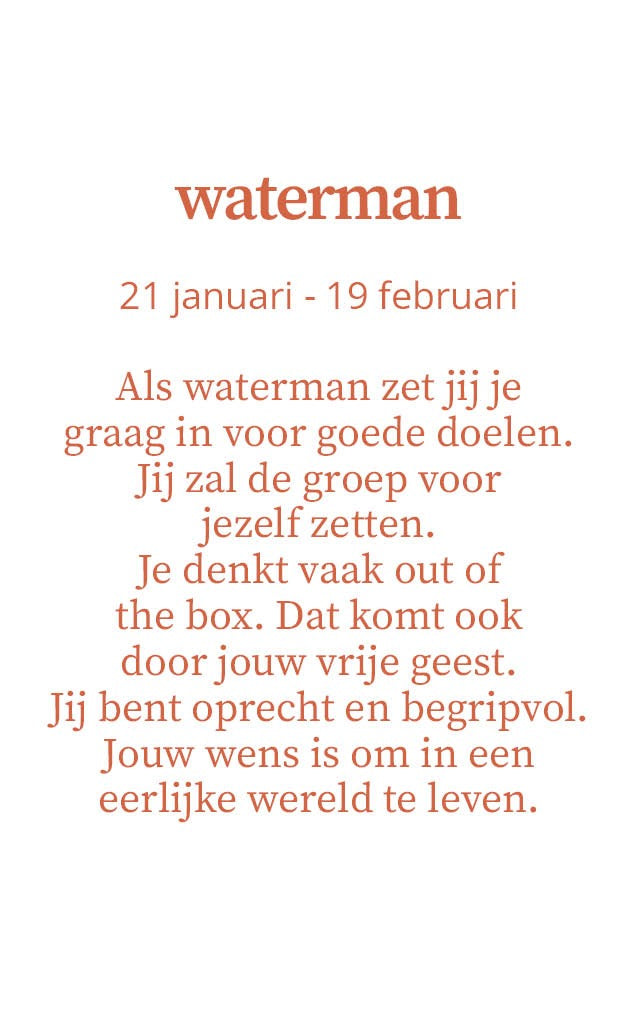 Sterrenbeeld kaars met edelstenen - Waterman