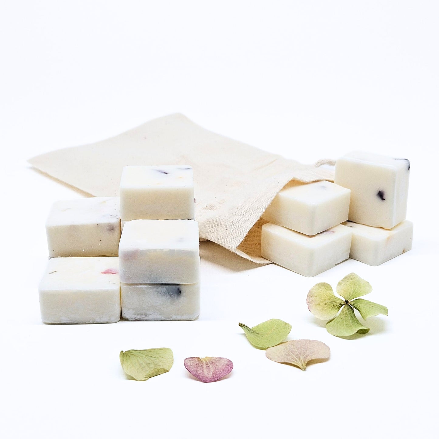 Waxmelts sojawas hortensia - jasmijn - set van 12 stuks