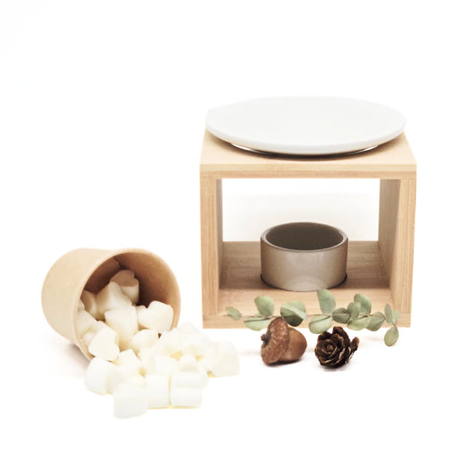 Giftset - geurbrander met miniwaxmelts - Kerst