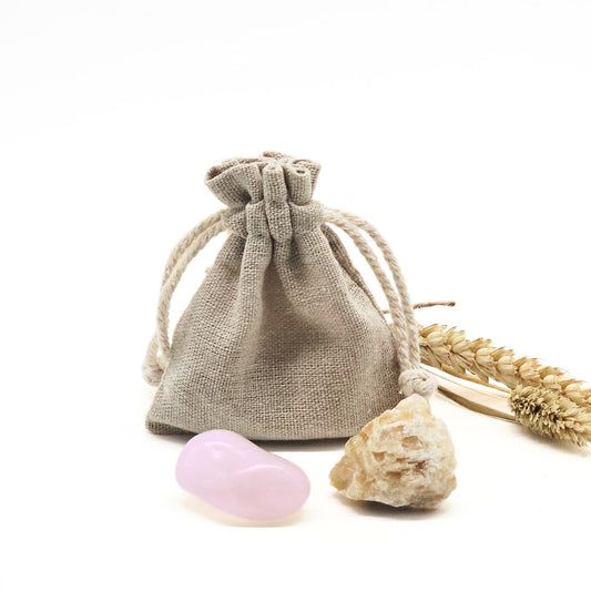 Candlelight-on edelstenen set in bewaarzakje 'n lichtpuntje